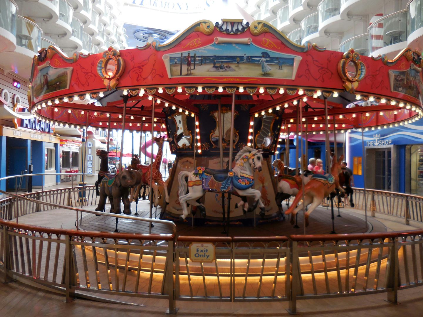 A Merry-go-round on a ship! Why not!