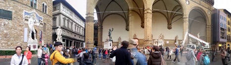 Statue of David in Piaza Signoria, Florence, Italy