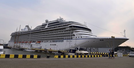 The Marina, Oceania Docked in Klaipeda