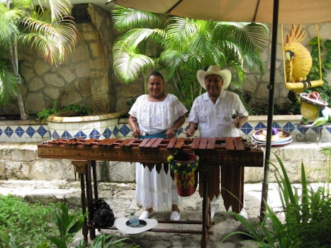 Marimba band at Pancho's Backyard, a great authentic Mexican restaurant