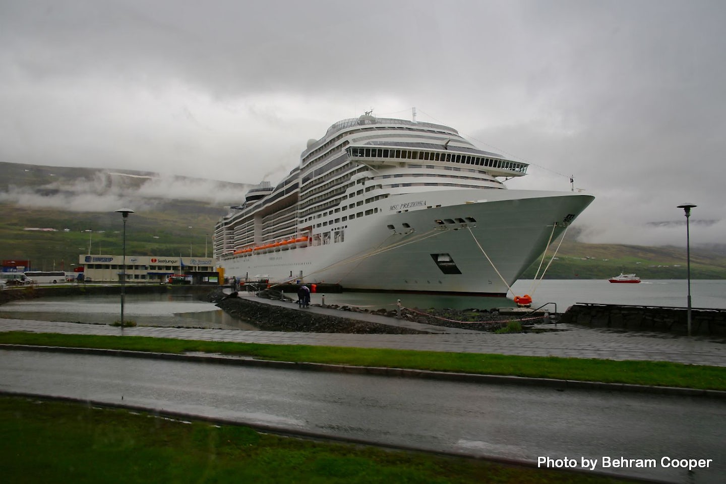 Vessel at Icelandic Port.