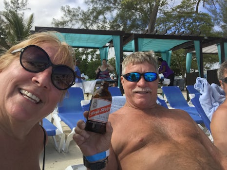 Bluewater Beach Jamaica great time had plenty of drinks but they ran out of food!