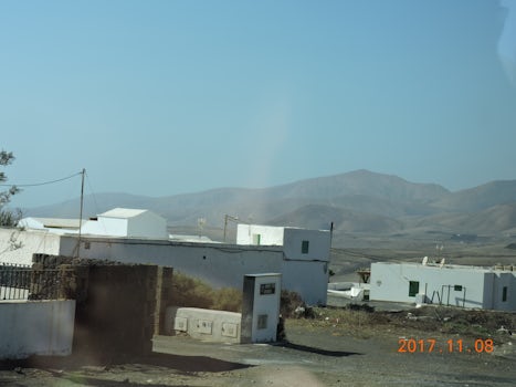 View of countryside of Lanzarote