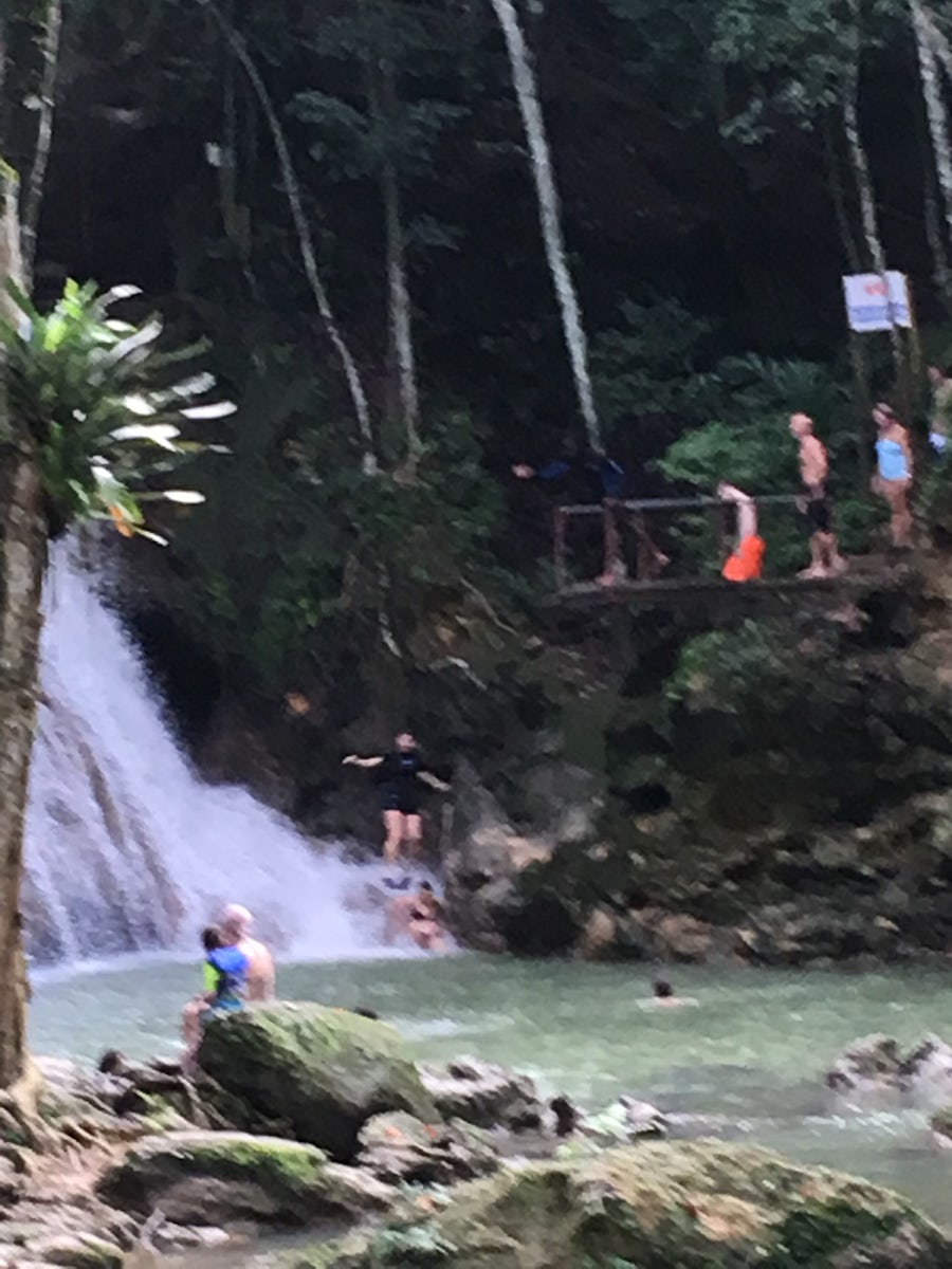 Private tour to Secret Falls / Blue Hole in Jamaica. It was awesome!