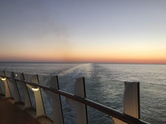 Sunset at Sea from Allure of the Seas.