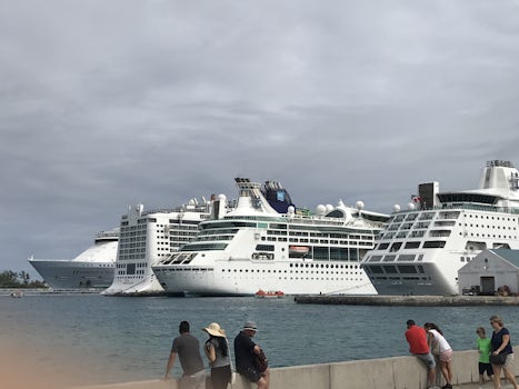 Docked in Bahamas