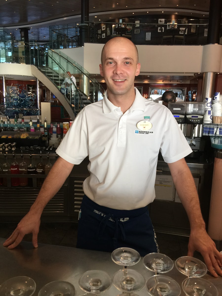 Best cruise barista ever! He made the best coffee ever!