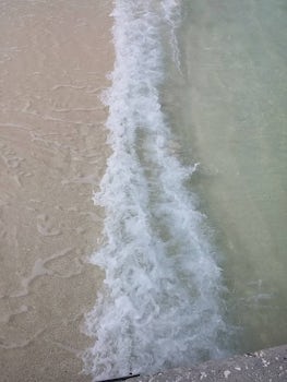2nd picture of the sand, water and "beach"