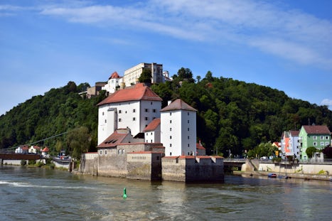 Beginning of the Danube at Passau