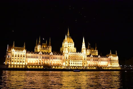 Hungarian Parliament at Night, Budapest