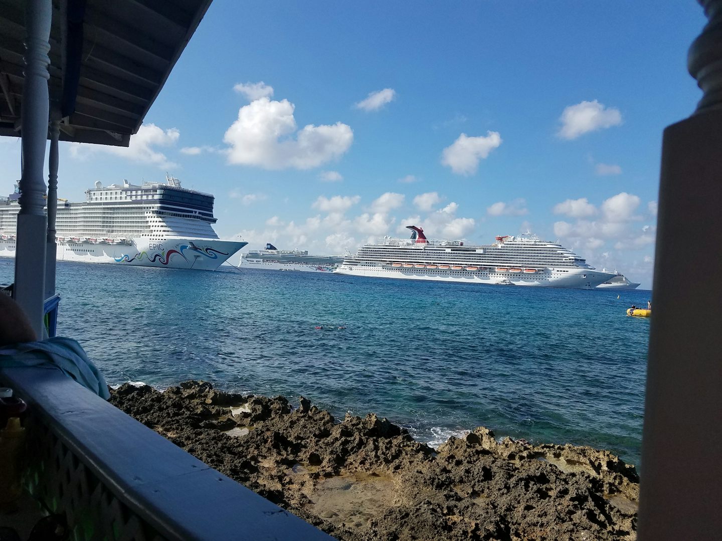 View of NCL Pearl in Grand Cayman