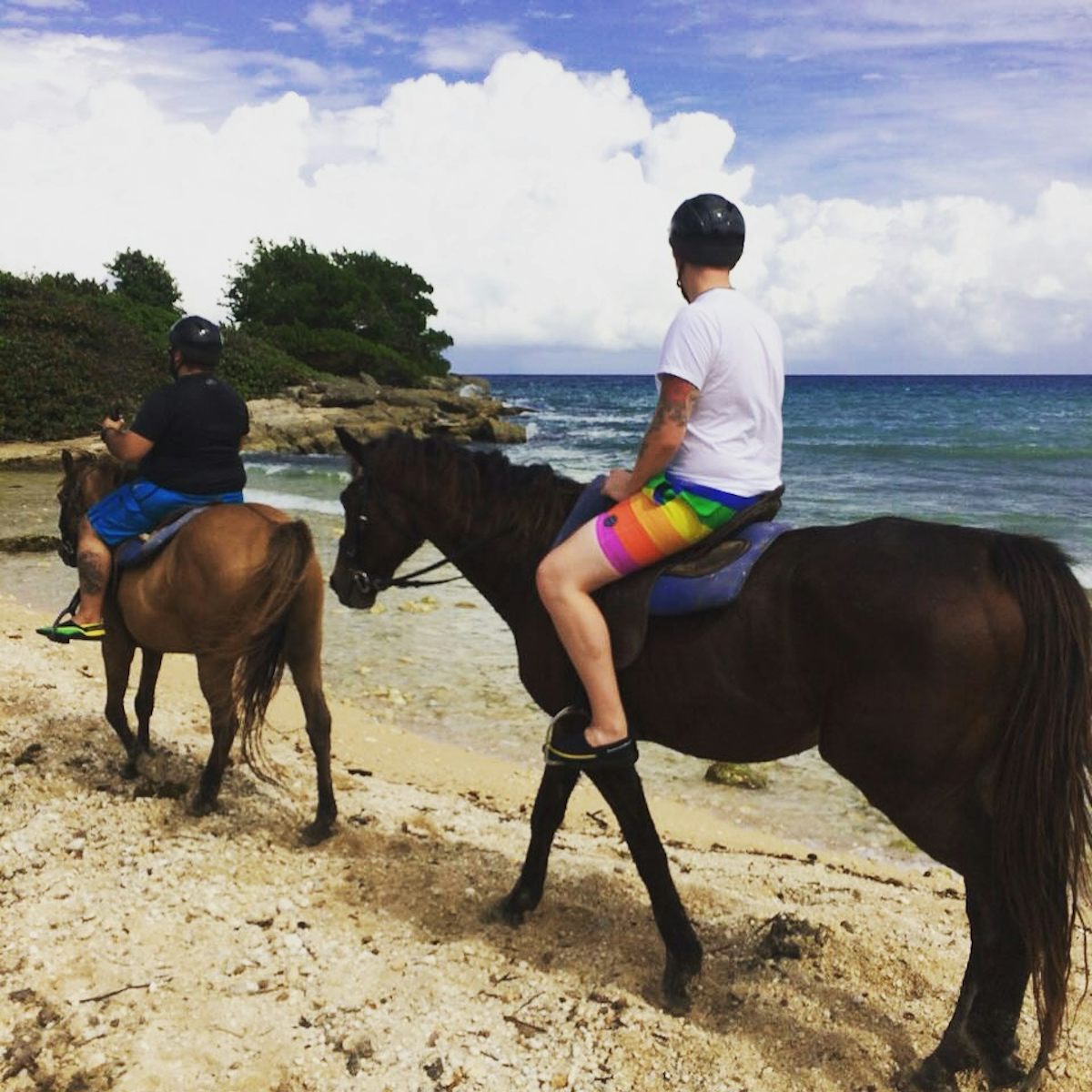 Horseback riding in Jamaica!