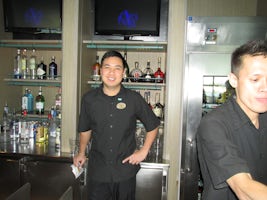 Paul Soro (aka Tom) Bartender Extraordinaire at the Shanghai Bar - Norwegia