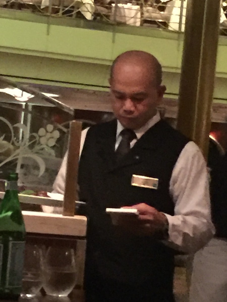 Great waiter during our 2 weeks on board 
Sugiatra , helpful and very friendly easy to work thru for great experience