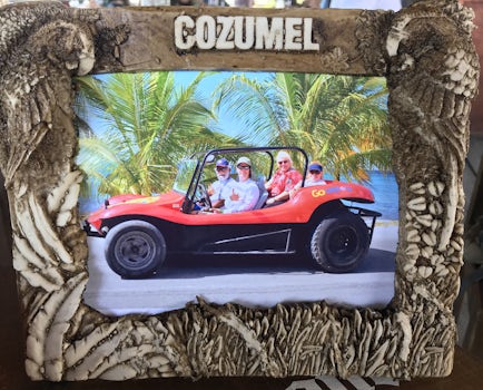 A great day in Cozumel on a dune buggy excursion with about 15 vehicles! We snorkeled, had lunch, saw a great deal of the island!!