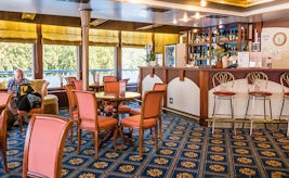 One of the bars. This one at the bow was hugely popular d/t the wireless ro