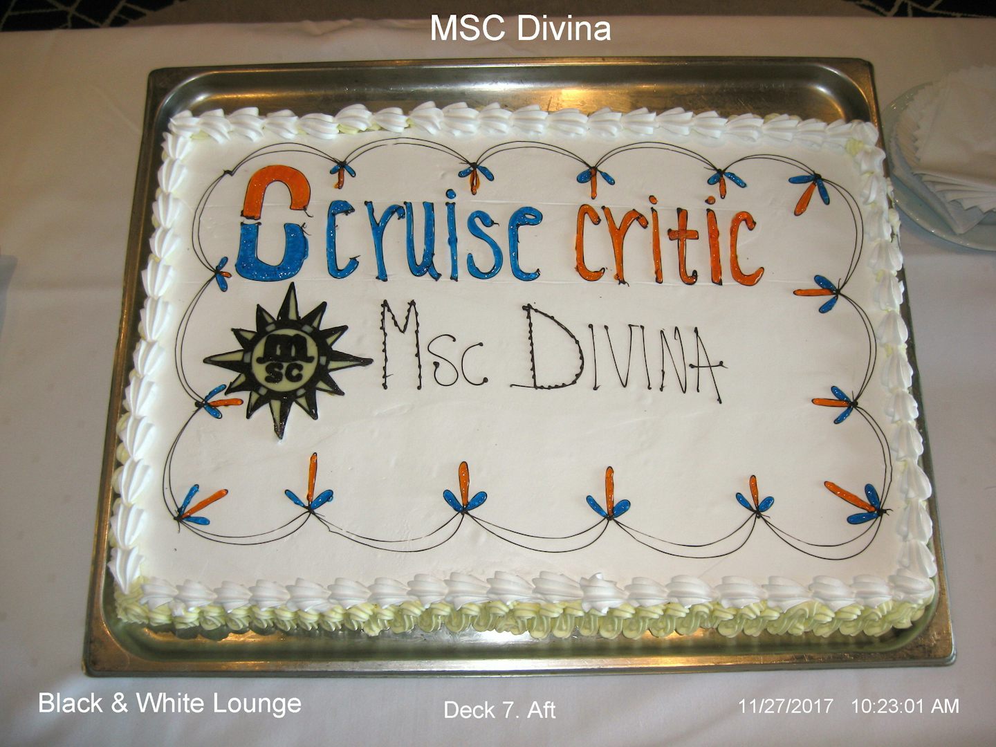 Cruise Critic Cake