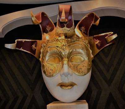 Mask outside the Casino entry