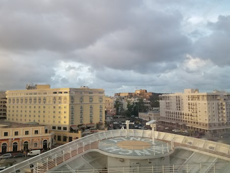View of San Juan from panoramic oceanview room