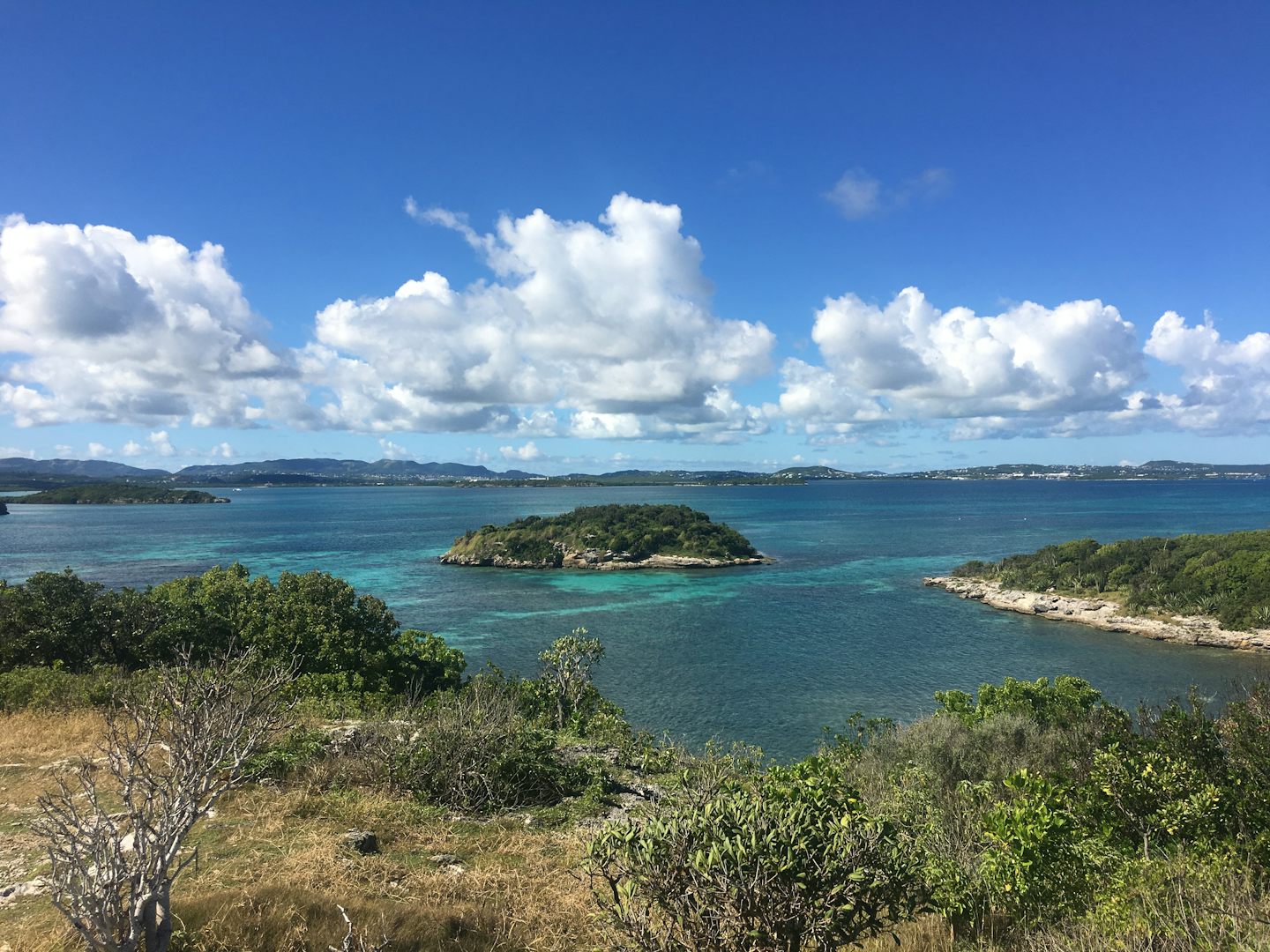 St. Phillips, Antigua, picture of the view from Bird Island while on the Kayak and Snorkel Ecoadventure excursion
