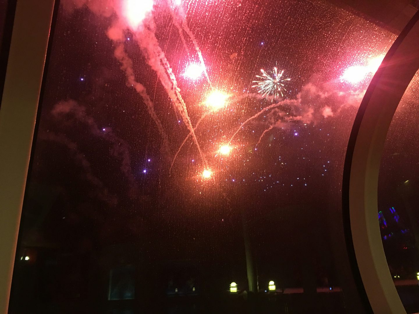 fireworks on Pirate Night
