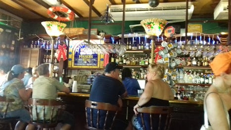 Inside Pussers Bar Road Town Tortola