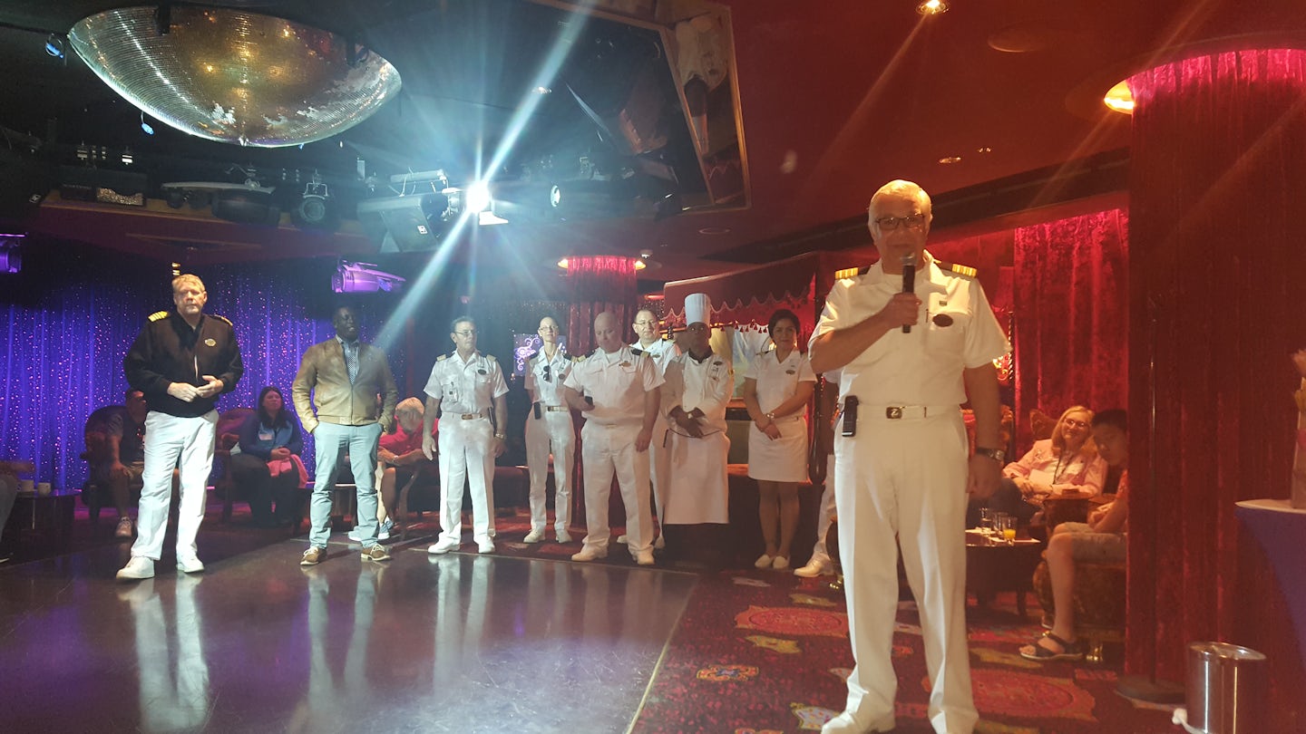 Cruise Critic Meet and Greet with Officers