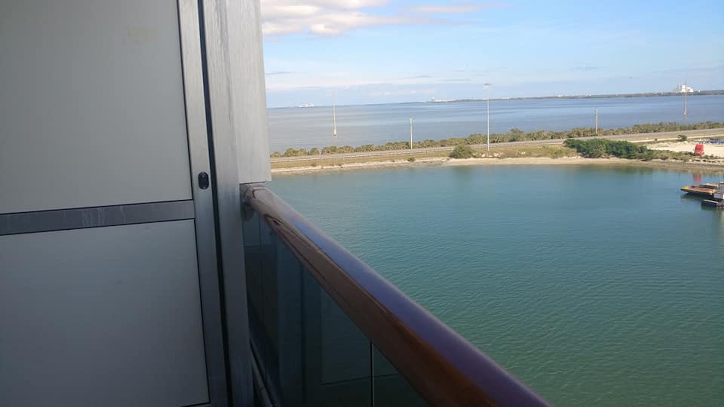 Balcony view at Port Canaveral