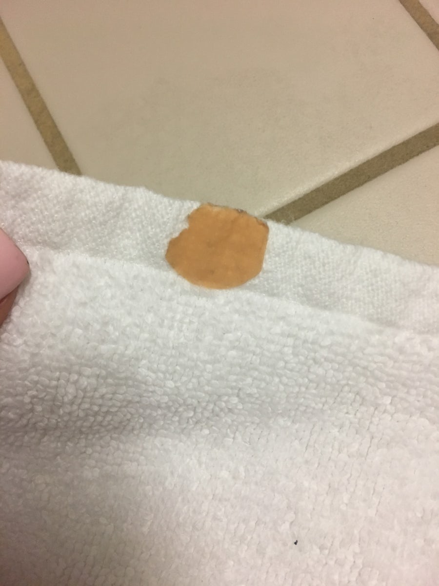 our clean towel had a used bandaid
