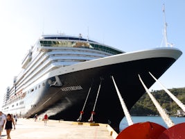 ms Westerdam moored in Hualtulco