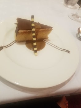 I guess we paid close to $1000 for dessert because that was the only thing that was decent on the menu if paid extra to eat in their specialty restaurant.