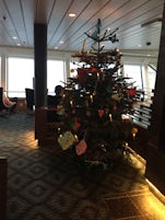 Love Christmas tree on deck 7