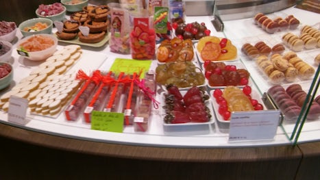 the food in this picture was in strasbourg france at one of the shops we ha