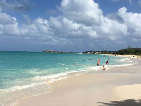 The beach in Antigua that we so enjoyed.  If you get a. Ha CE you must go.