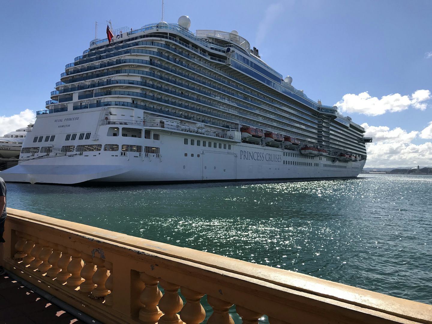 Regal Princess docked in San Juan