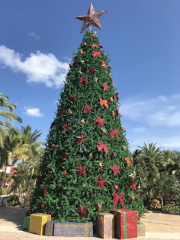 Christmas tree in Cozumel