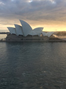 The cruise ends back in Sydney