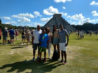 Chitchen Mayen Ruins in the Mexico, Yucatan.  It was a 3 hour trip there an