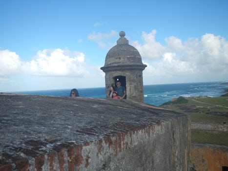 The "Devils' Watchtower" in San Juan Puerto Rico. We took a shi