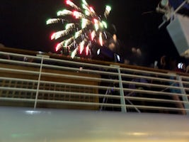 New Year’s Eve fireworks, Disney Wonder