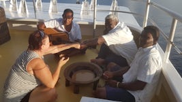 Having Kava & a song with the crew!