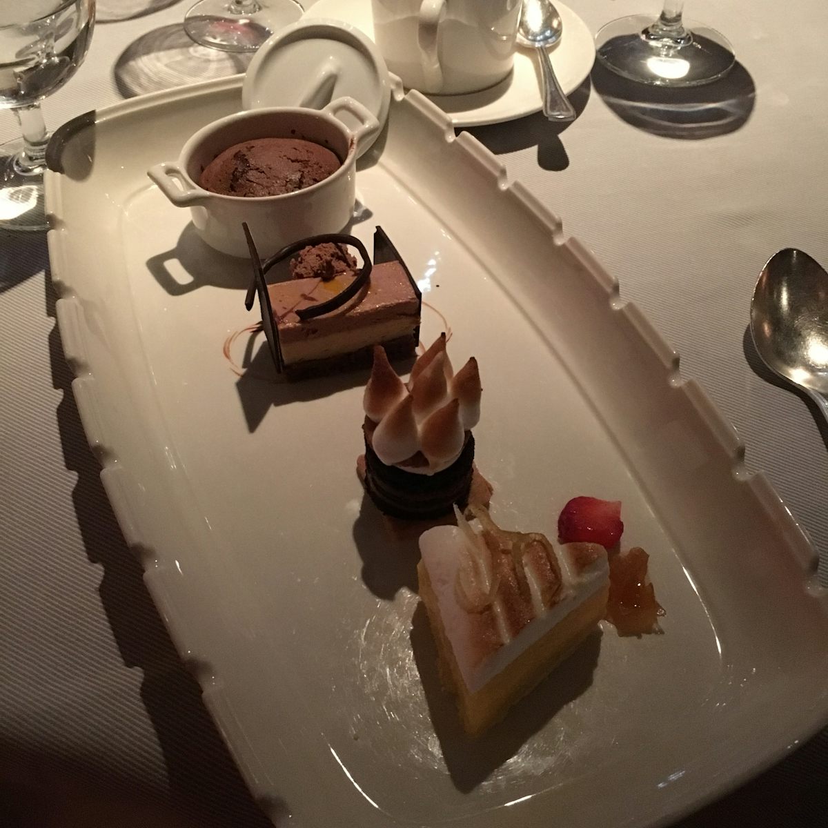 The crown dependence - sampler dessert from Crown Grill!