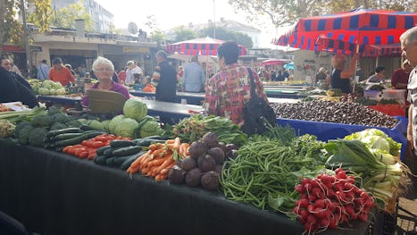 Market in Split, Croatia