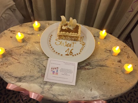 Our butler surprised our daughter for her 16th birthday