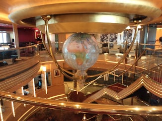 Main area of ship.  Loved the globe