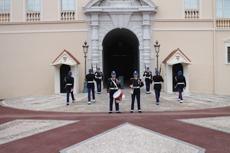 Changing of the Palace Guards in Monaco