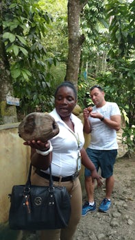 Simone, our tour guide on Jamaica. Awesome!