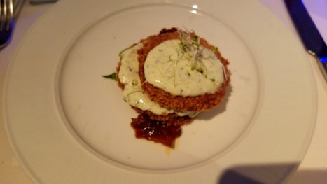 Delicious eggplant napolean from Blu
