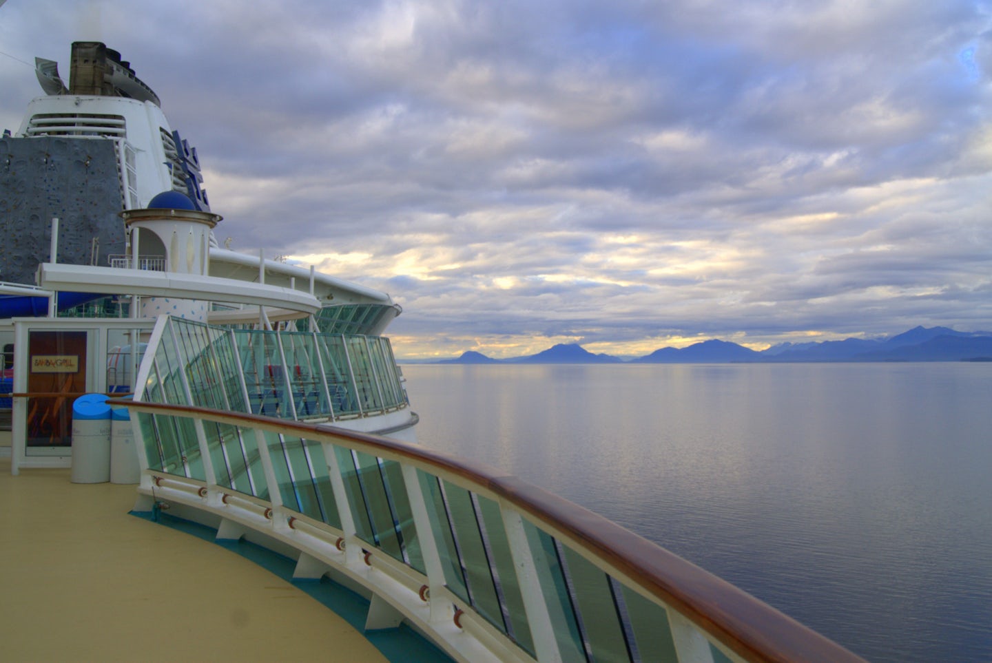 Sailing the inside passage.