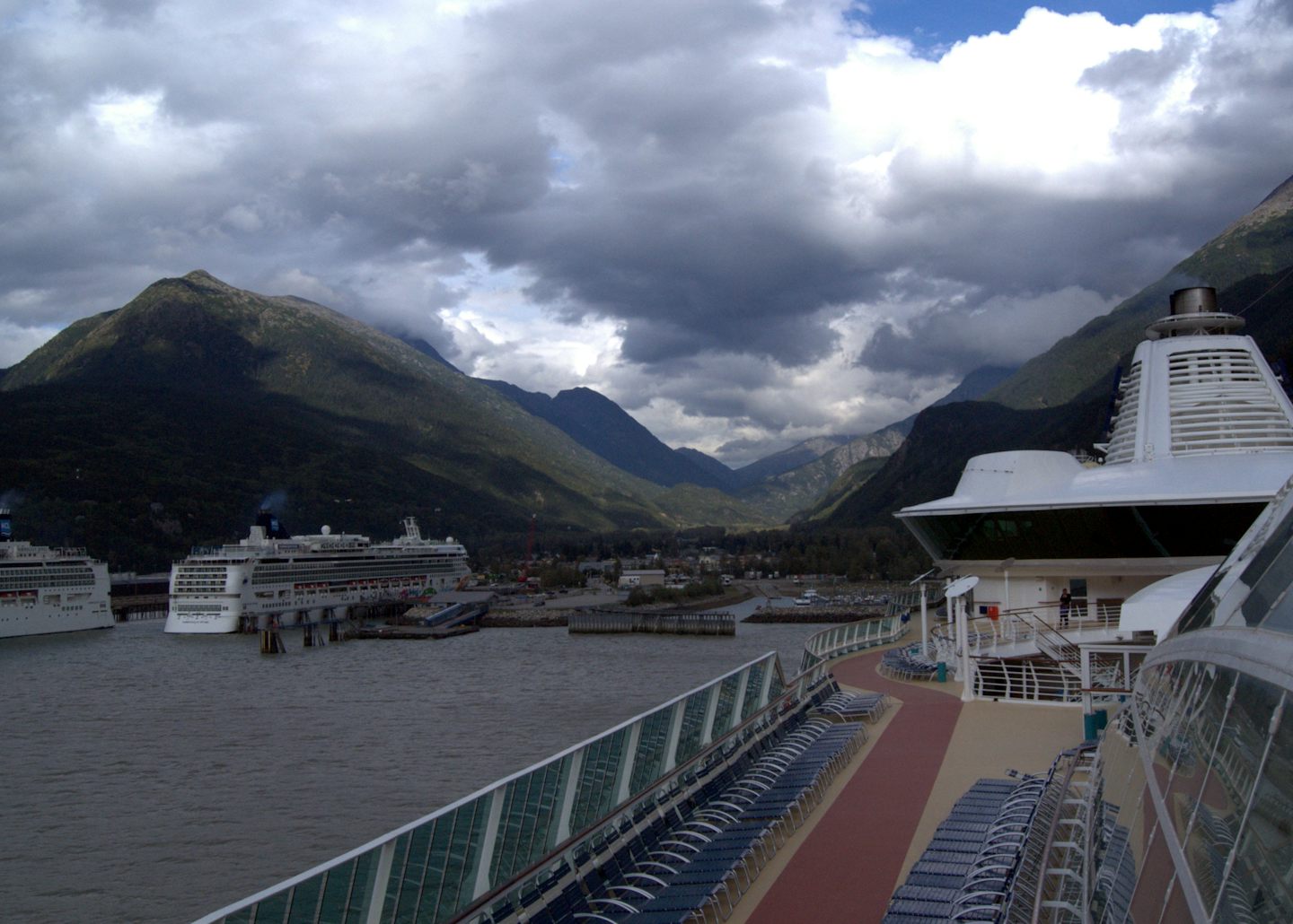 View of Skagway from the Radiance of the Seas